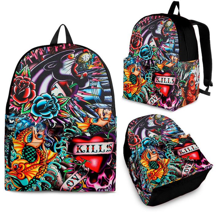 Tattoo Art Backpack - Carbone's Marketplace