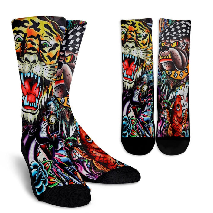 Tattoo Art Crew Socks - Carbone's Marketplace