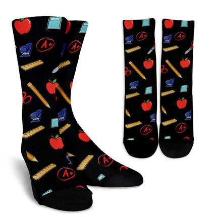 Teacher Appreciation Crew Socks - Carbone's Marketplace