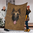 Tervuren Dog Face Hair Blanket - Carbone's Marketplace