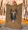 Tervuren Dog Face Hair Blanket - Carbone's Marketplace