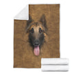 Tervuren Dog Face Hair Blanket - Carbone's Marketplace