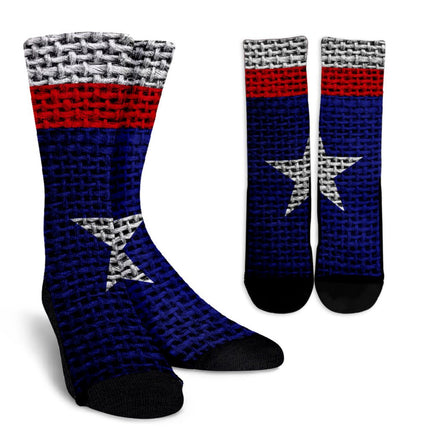 Texas Flag Crew Socks - Carbone's Marketplace