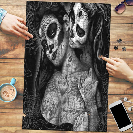 The Love The Day Of The Dead Jigsaw Puzzle - Carbone's Marketplace