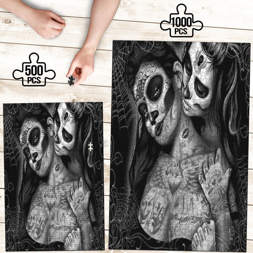 The Love The Day Of The Dead Jigsaw Puzzle - Carbone's Marketplace