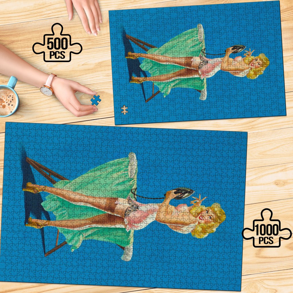 The Pin Up Housewife Jigsaw Puzzle - Carbone's Marketplace