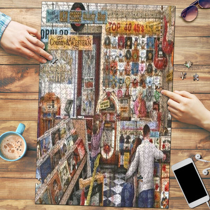 The Record Shop Jigsaw Puzzle - Carbone's Marketplace