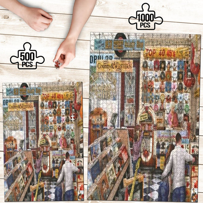 The Record Shop Jigsaw Puzzle - Carbone's Marketplace