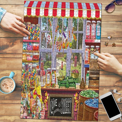 The Sweet Shop Jigsaw Puzzle - Carbone's Marketplace