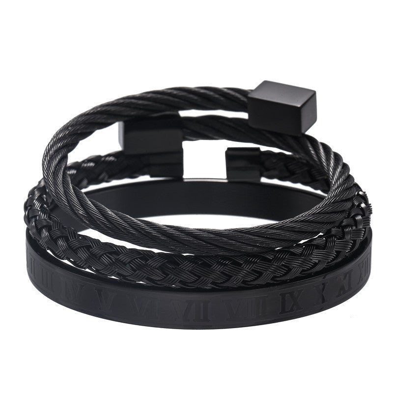 Three stainless steel bracelets - Carbone's Marketplace