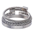 Three stainless steel bracelets - Carbone's Marketplace