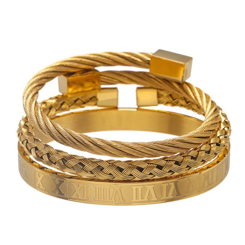 Three stainless steel bracelets - Carbone's Marketplace