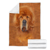 Tibetan Mastiff Face Hair Blanket - Carbone's Marketplace