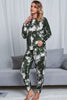 Tie - Dye Crewneck Top and Drawstring Waist Joggers Lounge Set - Carbone's Marketplace