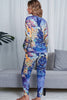 Tie - Dye Crewneck Top and Drawstring Waist Joggers Lounge Set - Carbone's Marketplace