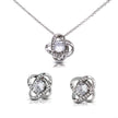 Timeless Elegance: Love Knot Necklace & Earring Set – Exquisite Jewelry for Unforgettable Moments - Carbone's Marketplace