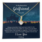 To My Beautiful Girlfriend - Alluring Beauty Necklace - Carbone's Marketplace