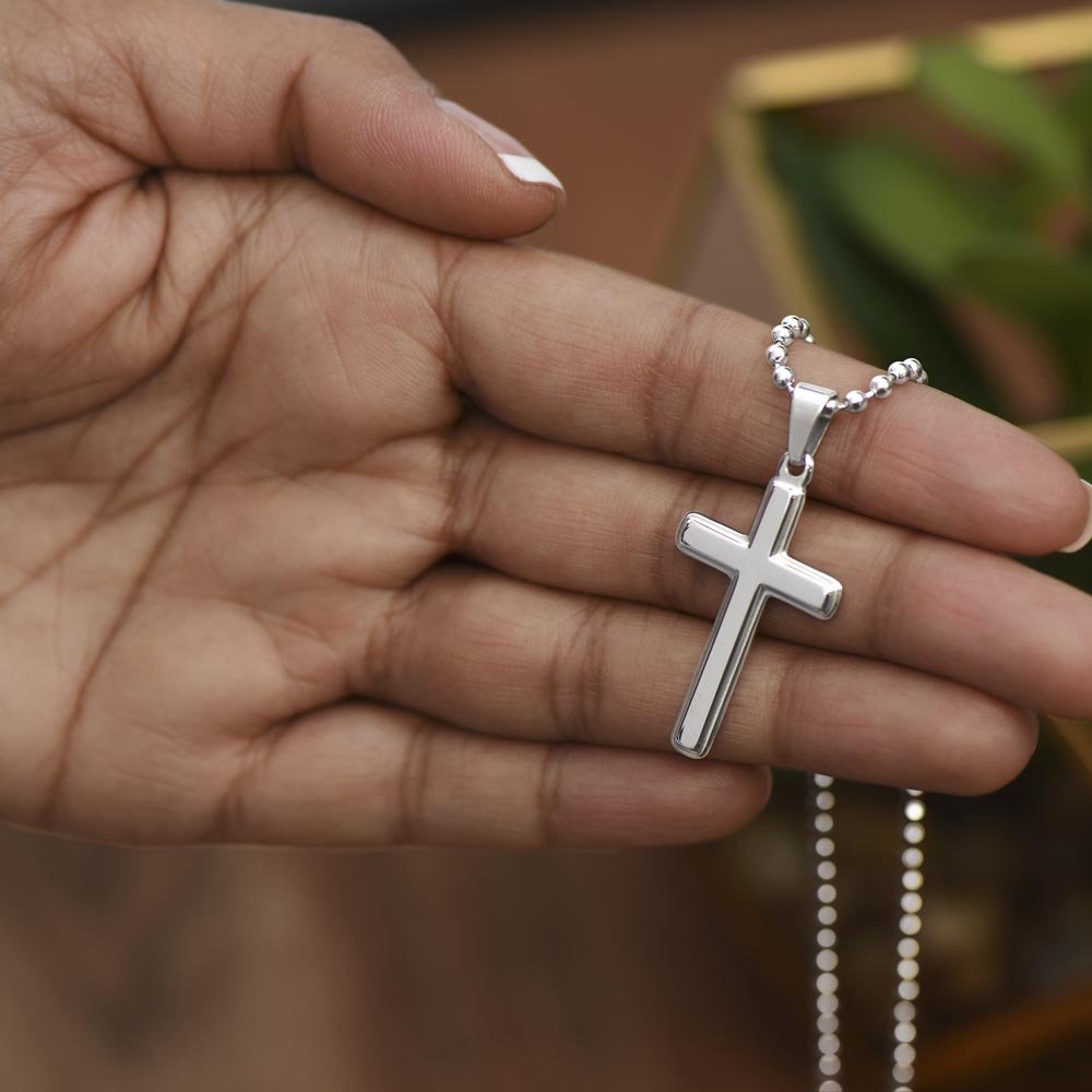To My Daughter – A Gift from Heaven Cross Necklace from Dad - Carbone's Marketplace