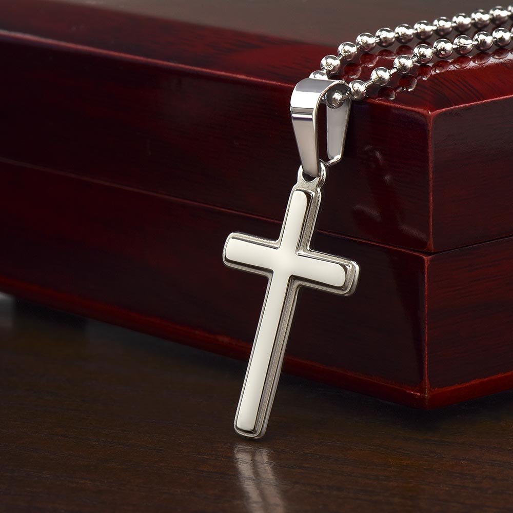 To My Daughter – A Gift from Heaven Cross Necklace from Dad - Carbone's Marketplace