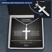 To My Daughter – A Gift from Heaven Cross Necklace from Dad - Carbone's Marketplace