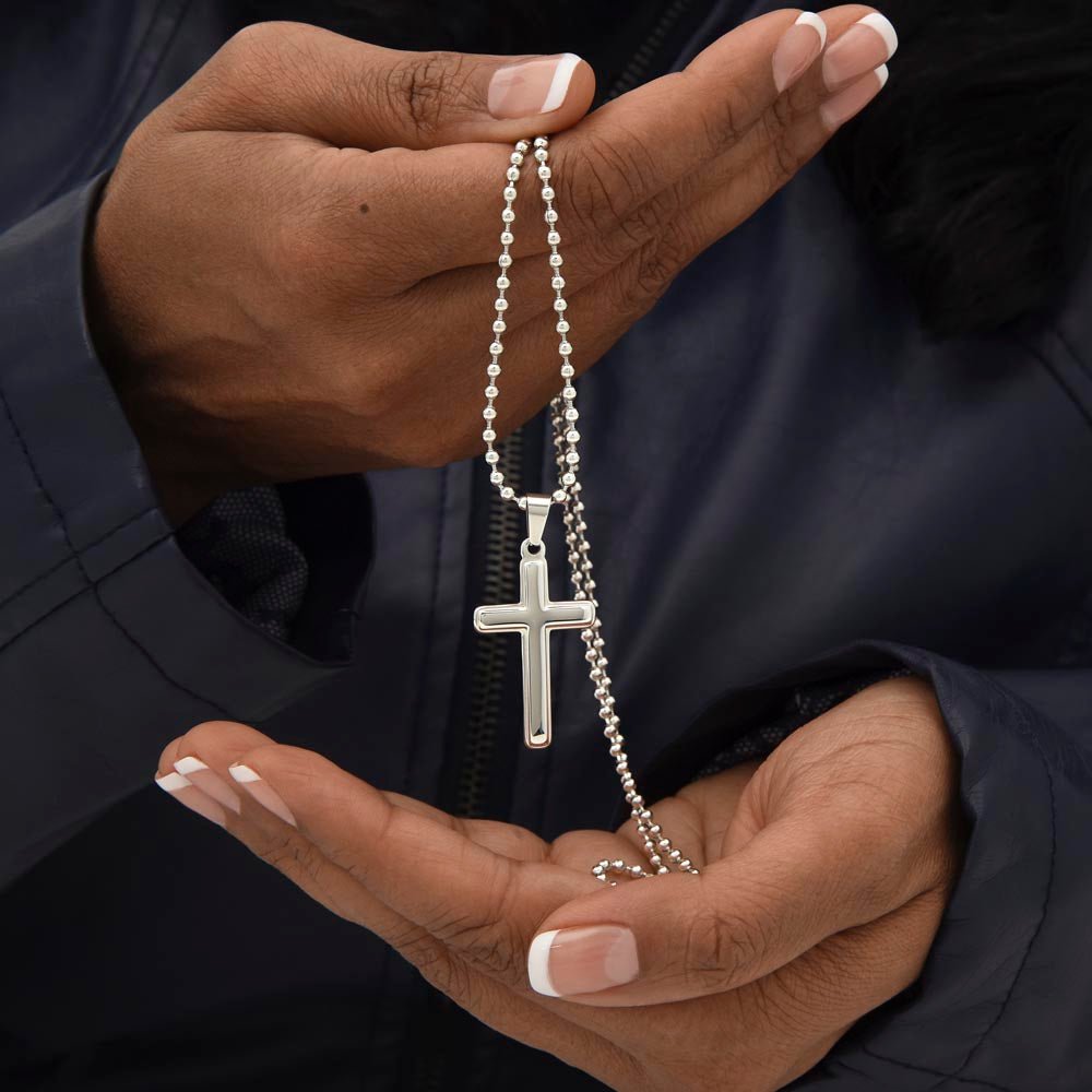 To My Daughter – A Gift from Heaven Cross Necklace from Dad - Carbone's Marketplace