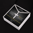 To My Son – A Gift from Heaven Cross Necklace - Carbone's Marketplace