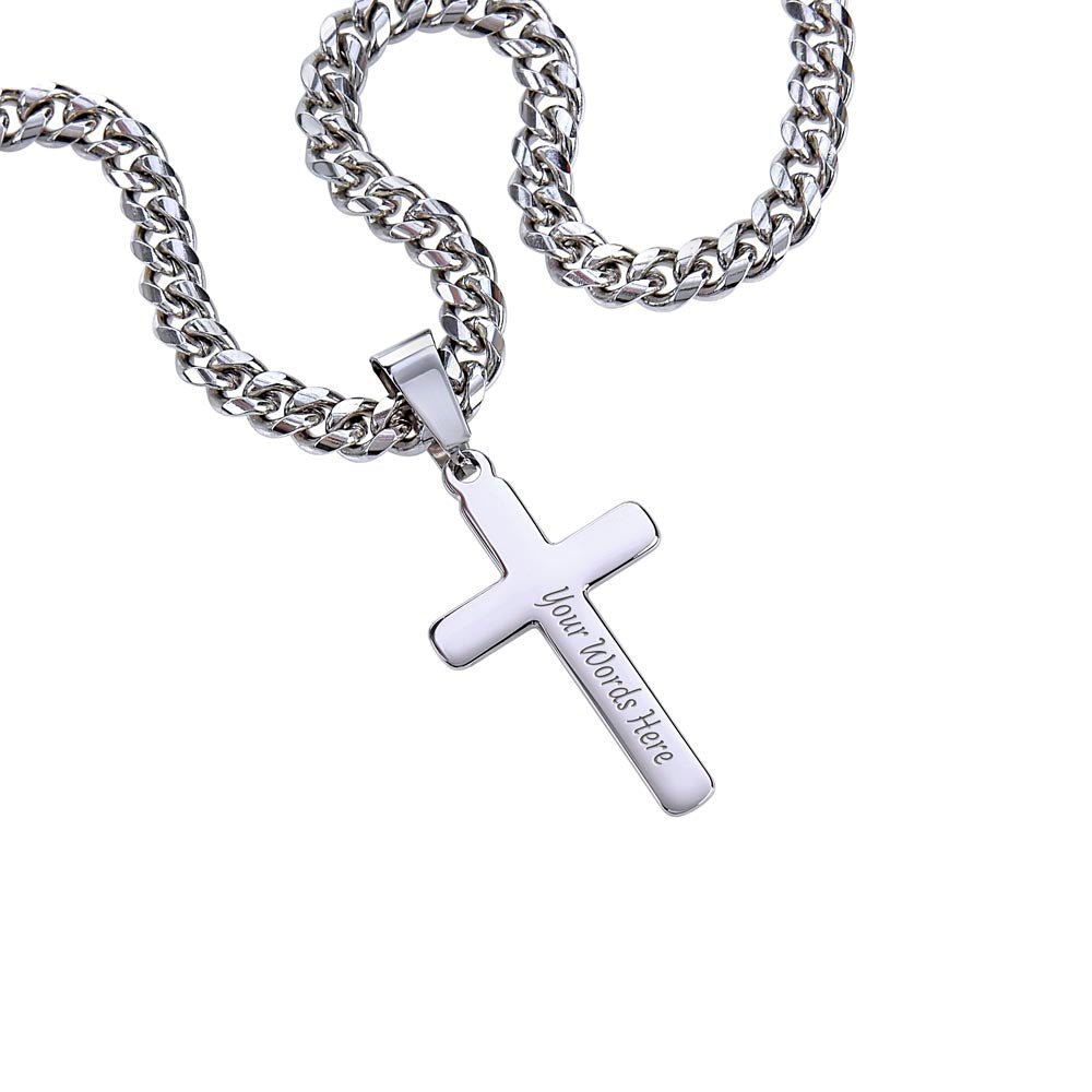 To My Son – A Gift from Heaven Cross Necklace - Carbone's Marketplace