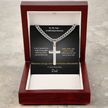 To My Son – A Gift from Heaven Cross Necklace - Carbone's Marketplace