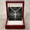To My Son – A Gift from Heaven Cross Necklace - Carbone's Marketplace