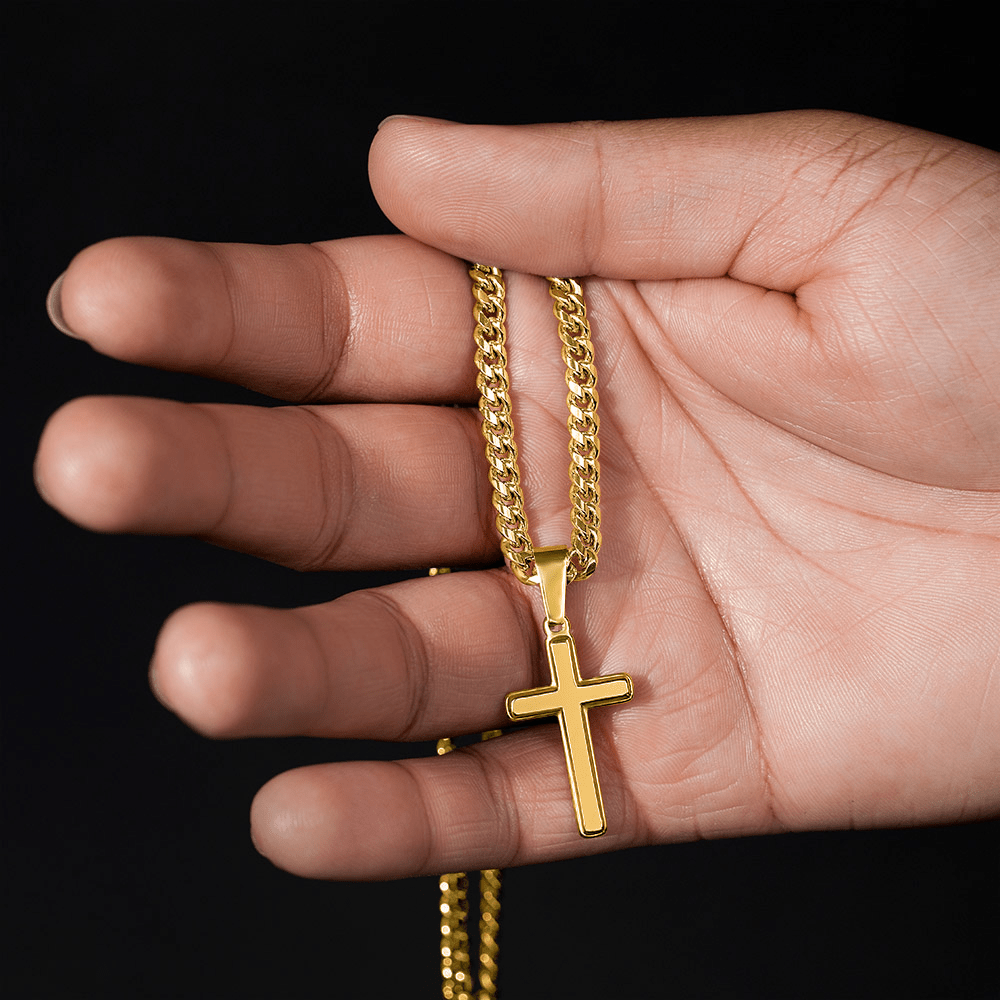 To My Son – A Gift from Heaven Cross Necklace - Carbone's Marketplace
