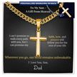 To My Son – A Gift from Heaven Cross Necklace - Carbone's Marketplace