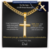 To My Son – A Gift from Heaven Cross Necklace - Carbone's Marketplace