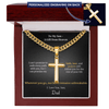 To My Son – A Gift from Heaven Cross Necklace - Carbone's Marketplace