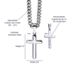 To My Son – A Gift from Heaven Cross Necklace - Carbone's Marketplace