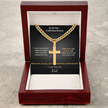 To My Son – A Gift from Heaven Cross Necklace - Carbone's Marketplace