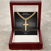 To My Son – A Gift from Heaven Cross Necklace - Carbone's Marketplace