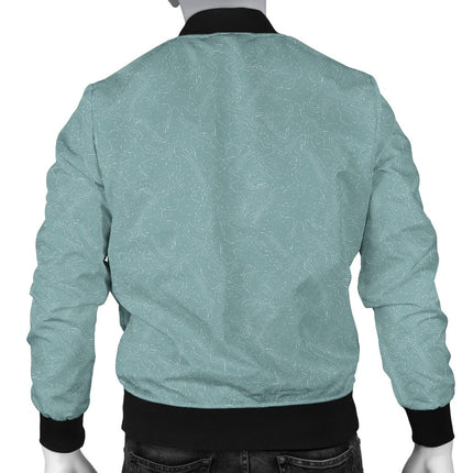 Topographic Men's Bomber Jacket - Carbone's Marketplace