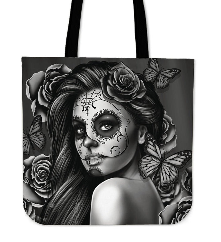 Tote Bag Calavera (Gray) - Carbone's Marketplace