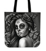 Tote Bag Calavera (Gray) - Carbone's Marketplace