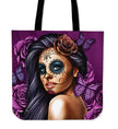 Tote Bag Calavera (Purple) - Carbone's Marketplace