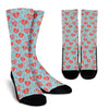 Treble Clef Hearts Crew Socks - Carbone's Marketplace