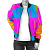 Triangles And Lines Women's Bomber Jacket - Carbone's Marketplace