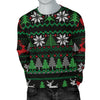 Ugly Christmas Red Green Black Men's Sweater - Carbone's Marketplace