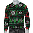 Ugly Christmas Red Green Black Men's Sweater - Carbone's Marketplace