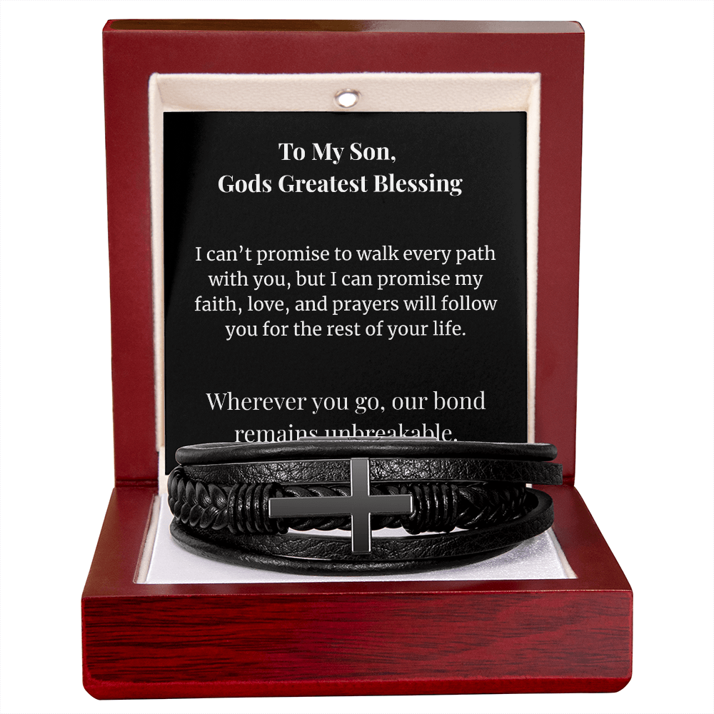 Unbreakable Bond Bracelet – To My Son - Carbone's Marketplace