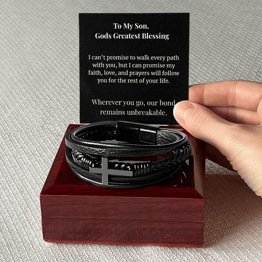 Unbreakable Bond Bracelet – To My Son - Carbone's Marketplace