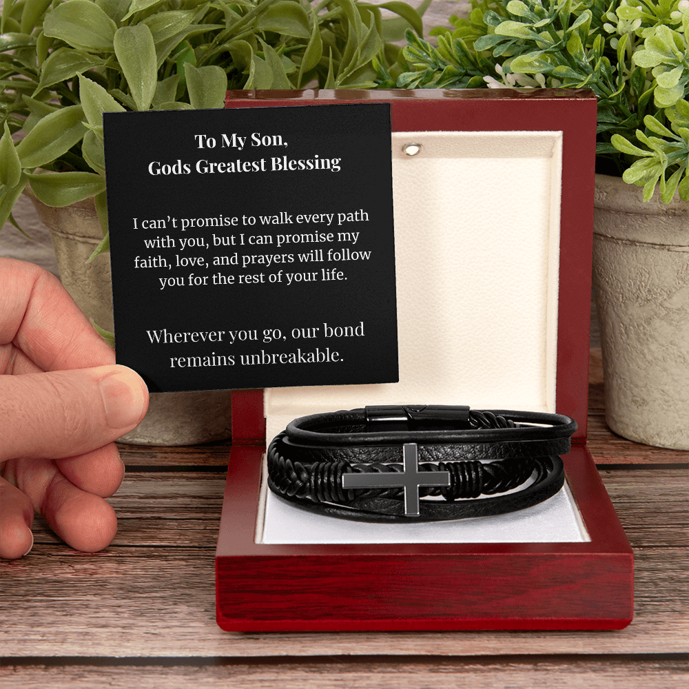 Unbreakable Bond Bracelet – To My Son - Carbone's Marketplace
