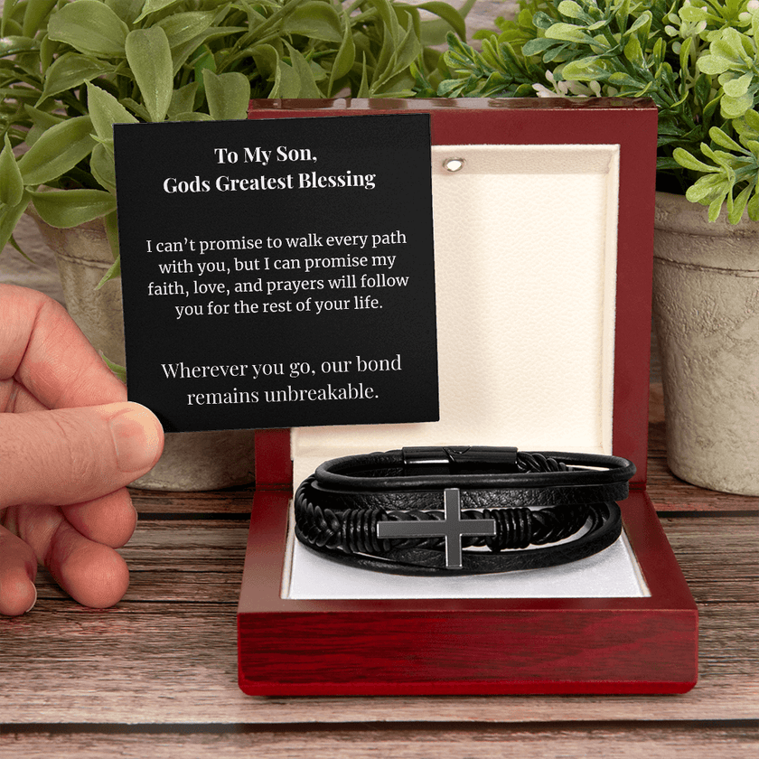 Unbreakable Bond Bracelet – To My Son - Carbone's Marketplace