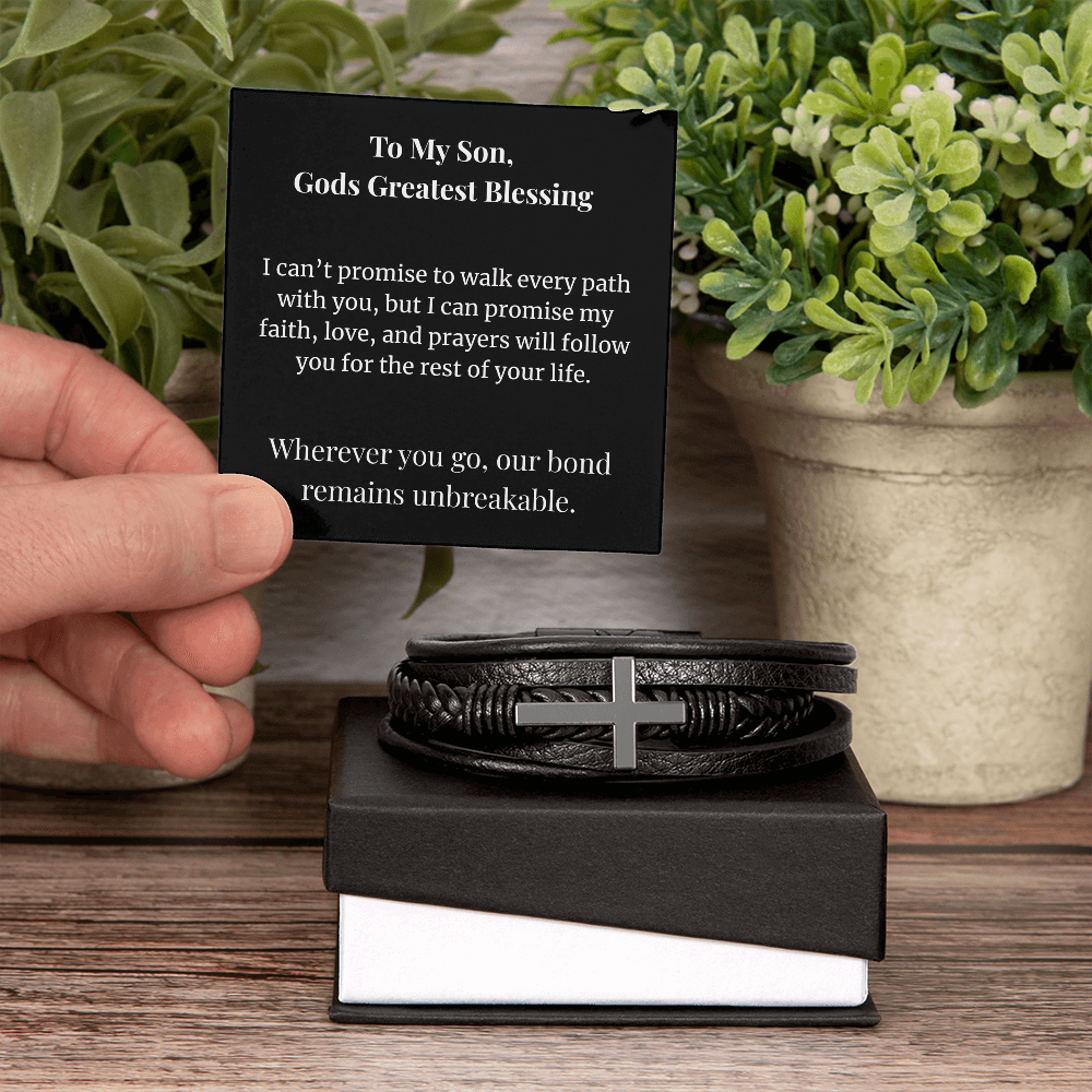 Unbreakable Bond Bracelet – To My Son - Carbone's Marketplace