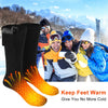 Unisex Electric Heated Socks Rechargeable Battery Heated Socks Winter Warm Thermal Socks - Carbone's Marketplace